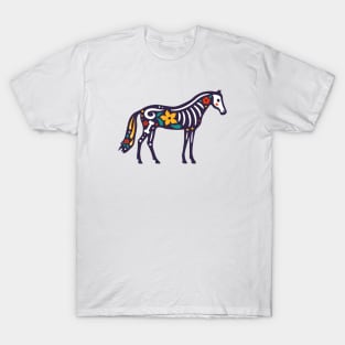 Colorful Day of the Dead Horse | Dia de los Muertos Animals T-Shirt